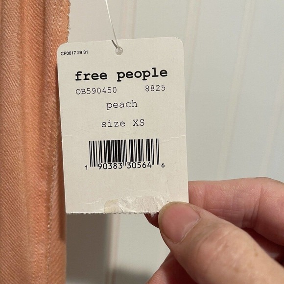 Free People We the Free Peach Amelia Tank Womens XS - Picture 4 of 7